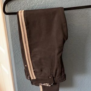 7 for All Mankind black racer stripe Jean